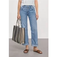 Straight Leg Jeans im Casual Fit mit Turn-Up