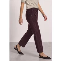 Mid Waist Straight Leg Hose mit Knöpfen