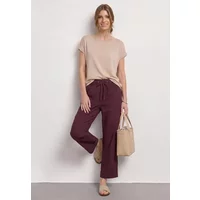 Straight Leg Hose im Casual Fit mit Turn-Up