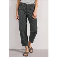High Waist Barrel Leg Hose im Casual Fit