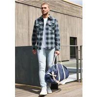 Kariertes Overshirt mit Brusttaschen