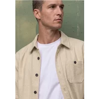 Overshirt mit Herringbone Struktur