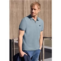 Kurzarm Poloshirt mit Struktur