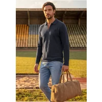 STREET ONE MEN Poloshirt aus Baumwolle mit Stretchante