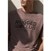 T-Shirt mit Rundhals im Garment-Dye-Look
