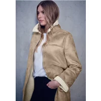 Jacke mit Teddy-Details