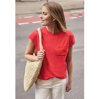 Promotion Street One 29% de réduction sur un Tshirt col rond avec poche dentelle