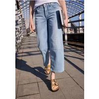 Bleached Wide Leg Jeans