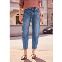High Waist Barrel Leg Jeans im Loose Fit