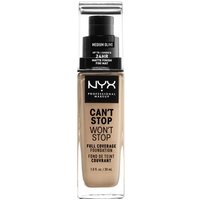 Nyx Can'T Stop Won'T Stop Fondotinta Medium Olive Medium Olive