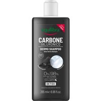 Equilibra Shampoo Detox Carbone Attivo e Acido Ialuronico