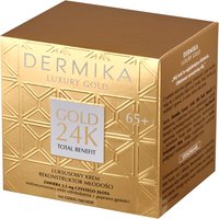 Dermika Luxury Gold 24k Crema Lussuosa Ricostruzione di Giovinezza 65+ Giorno/Notte 50 ml