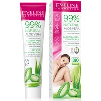 Eveline 99% Natural Aloe Vera Crema Depilatoria per Mani, Gambe e Bikini 125 ml