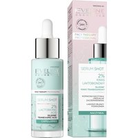 Eveline Serum Shot Trattamento rinforzante anti-rossori con 2% acido lattobionico 30 ml
