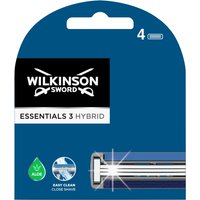 Wilkinson Essentials 3 Hybrid Ricariche per rasoio 4 pezzi.