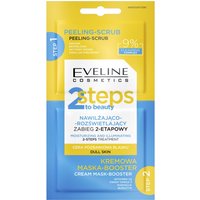 Eveline 2 Passi per la Bellezza Trattamento Idratante e Illuminante in 2 Fasi, 2x4ml