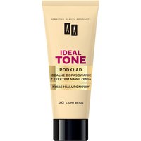 AA Make Up Ideal Tone Fondotinta, 103 Light Beige Light Beige