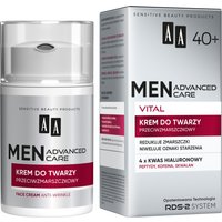 AA Men Advanced Care Vital 40 Plus Crema viso antirughe