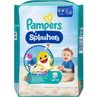 Pampers Pants Splashers Baby Shark Pannolini Mutandina Taglia 3 12 pz