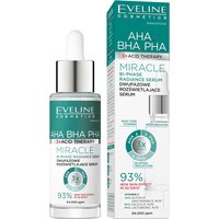 Eveline 3xAcid Therapy AHA BHA PHA Siero bifasico per il viso, 30 ml