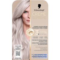 Schwarzkopf Creme Supreme, Tintura per capelli, 10-55 Biondo Argento Freddo
