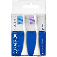 Curaprox Hydrosonic Pro Power Testine per spazzolino (blu/viola), Confezione da due