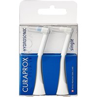 Curaprox Hydrosonic Pro Single Testine per spazzolino (bianco/blu), Confezione da due