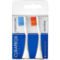 Curaprox Hydrosonic Sensitive Testine per spazzolino (blu/arancione), Confezione da due