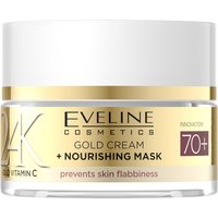 Eveline 24K Gold Vitamina C Crema Viso, 70+, 50 ml
