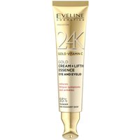Eveline 24K Gold Vitamin C Crema Contorno Occhi, 15 ml