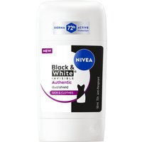 Nivea Deo Stick Black&White, Antitraspirante, Authentic