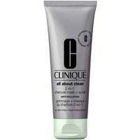 Clinique All About Clean Maschera e Scrub Viso all'Argilla e Carbone