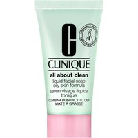 Clinique All About Clean Sapone Liquido Viso Pelle Grassa, 30 ml