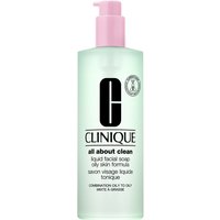 Clinique All About Clean Sapone Liquido Viso Pelle Grassa, 400 ml