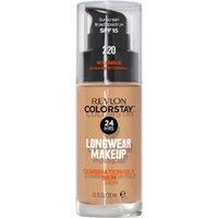 Revlon Colorstay Fondotinta per pelle mista e grassa, 220 Natural Beige