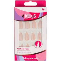 Killys Unghie Finte Long Almond Rosa Holo