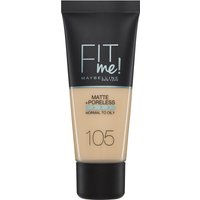 Maybelline Fit Me Fondotinta, 105 Natural Ivory