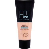 Maybelline Fit Me Fondotinta, 102 Fair Ivory