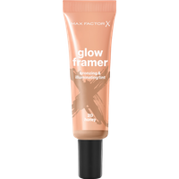 Max Factor Miracle Pure Glow Framer Fondotinta illuminante per il viso, 20 Honey