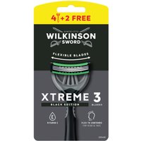 Wilkinson Xtreme 3 Black Rasoi, 6+2 pezzi.