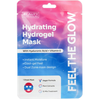 Beauty Formulas Maschera idratante in idrogel con acido ialuronico + vitamina E