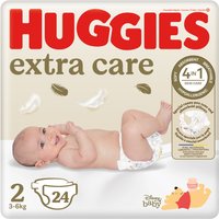 Huggies Extra Care 2 Pannolini per Bambini 24 pz