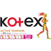 Kotex Tamponi Active Super 16 pz