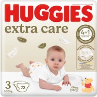 Huggies Pannolini Extra Care 3 Mega, 6-10 kg, 72 pezzi.
