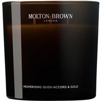 Molton Brown Mesmerising Oudh Accord & Gold Candle, Candela Profumata