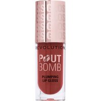 Makeup Revolution Pout Bomb Plumping Gloss Lucidalabbra, Cookie
