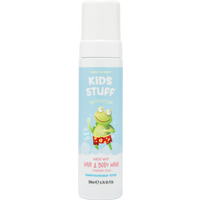 Kids Stuff Schiuma detergente per corpo e capelli al profumo di fragola