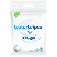 WaterWipes Bio OnTheGo Salviette Umidificate Rinfrescanti 10 pz