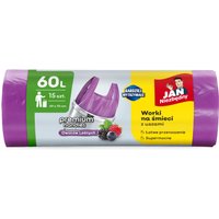 Jan Niezbędny Sacchetti HD T-shirt profumati ai frutti di bosco 60L 15 pezzi.