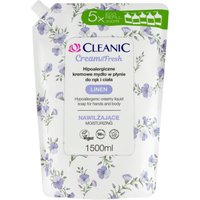 Cleanic Cream&Fresh Sapone Liquido Cremoso Lino, 1,5 L